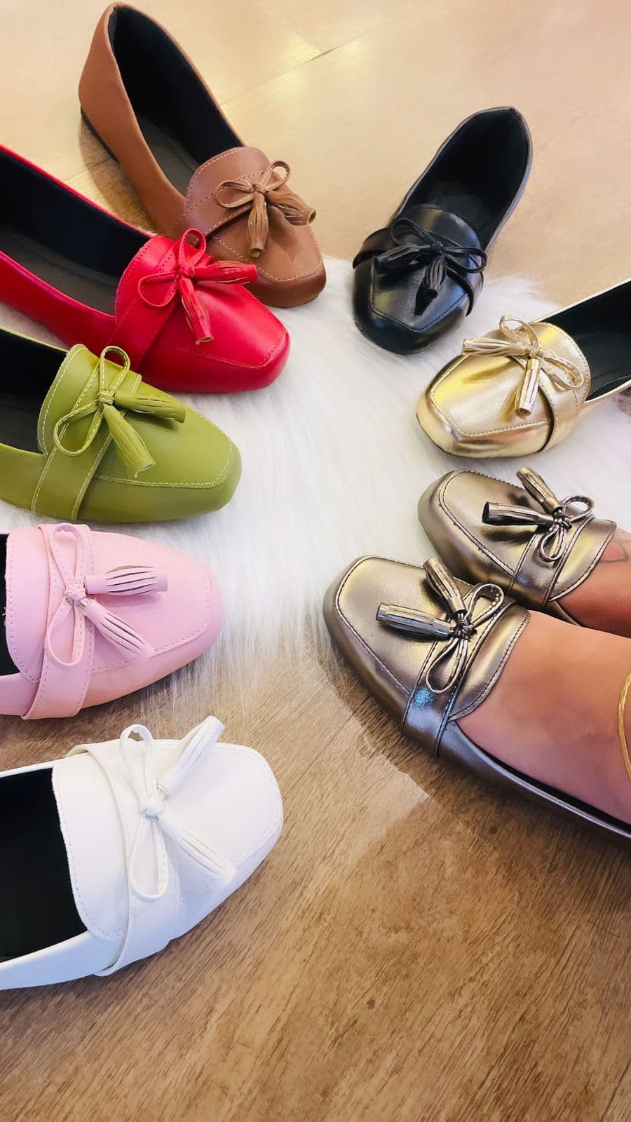 MOCASSIM LAÇO SINO CORES VARIADAS